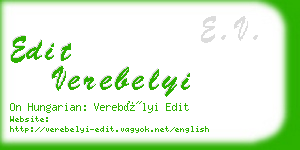 edit verebelyi business card